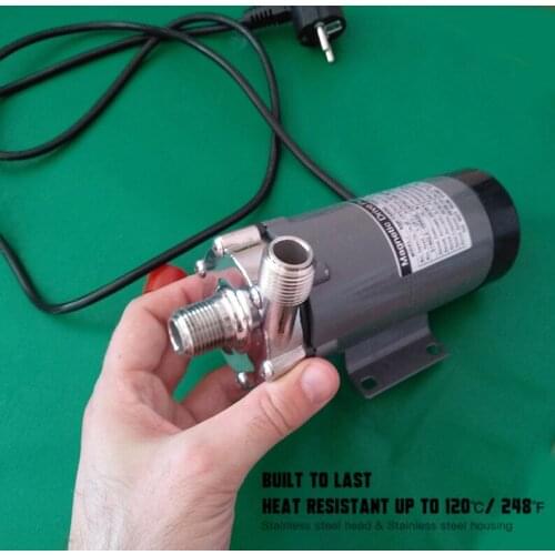 MP-15RM 220v High Temperature Homebrew Stainless Steel Magnetic Drive Pump