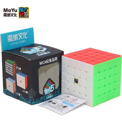 Original MoYu MF5s MoFangJiaoShi Meilong 5x5x5 Cube Magic Puzzle Professional 5x5 Speed Cubo Magico educational Toy For Kid Game