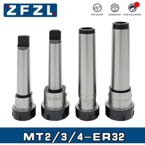 1 pcs MTA2 3 4 MTB2 3 4 Morse taper ER32 collet chuck Holder, tool holder for CNC machining center milling machine