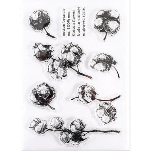 Retro Multi Element Scrapbooking Clear Stamps Elegant Frame Butterfly Flowers Leaves Letters Clear Stamps for Card DIY