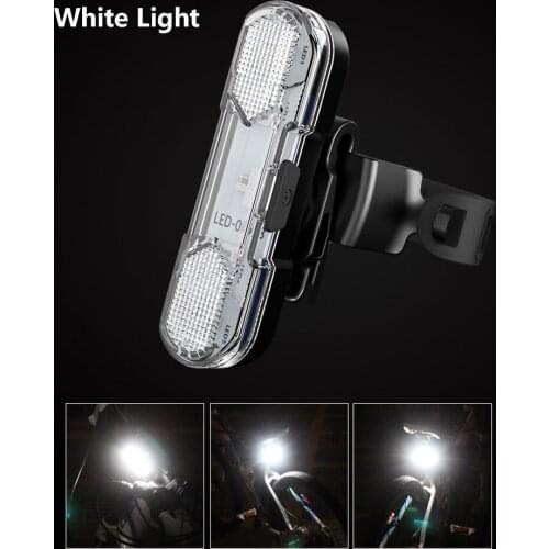 LED Rear Light Outdoor Warning Night Riding Tail Light 3 Modes Waterproof Tail Lamp Quick Release Bike Accessories