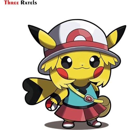 Three Ratels FC388 Cute Funny Anime Japanese Cartoon 3D Stickers For Car Car Mercedes Skate Decal