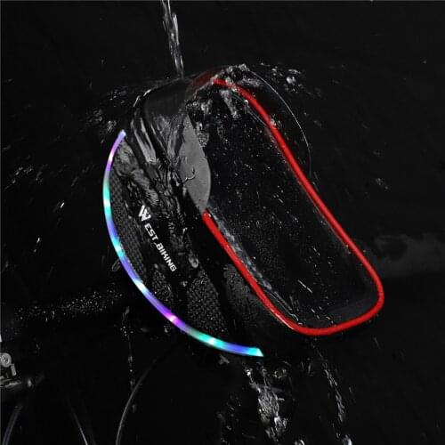 Bicycle Frame Pannier Bag Front Tube Bag Cycling Cellphone Frame Bag Rack