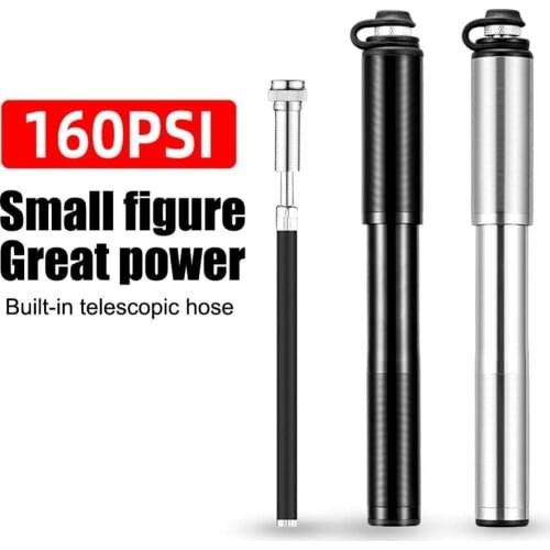 Mini Bicycle Pump Aluminum Alloy Mini Portable Light Air Pump for Bike Cycling Tire Inflator High Pressure Car Tire Accessories