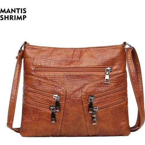 Women Bags New Designer Crossbody Bags High Quality Messenger Bags Vintage Shoulder Bags Soft Pu Leather Female Bags Casual Bag