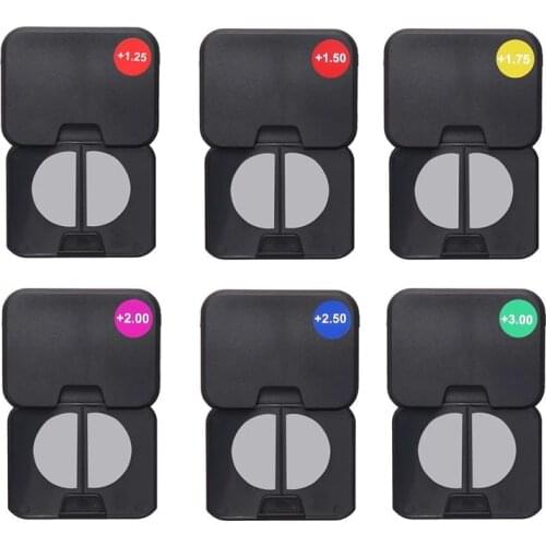 Liquid Silicone Bifocal Reading Lens 2 Pcs Stick-on Presbyopic Lenses Magnification Reusable Bifocal Reading Lenses Readers+1.5