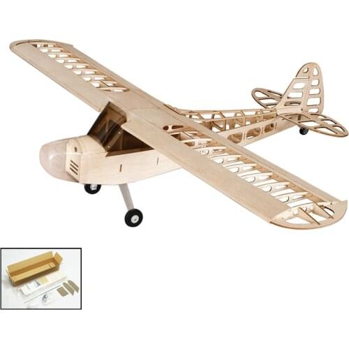 Dancing Wings Hobby S0801 Balsa Wood RC Airplane 1.2M Piper Cub J-3 Remote Control Aircraft KIT Version DIY Flying Model