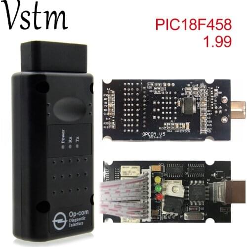 OP COM V1.59 1.78 1.99 1.70 1.95 with PIC18F458 Chip Diagnostic Tool OpCom Can Bus Diagnostic Tool for opel OBDII Scanner Tool