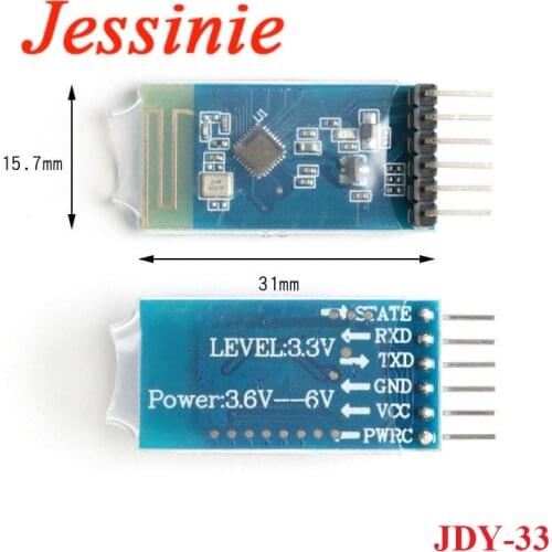 JDY-33 Dual Mode Slave JDY 33 BLE 3.0 Module Serial Port SPP SPP-C Compatible with HC-05/06 Slave