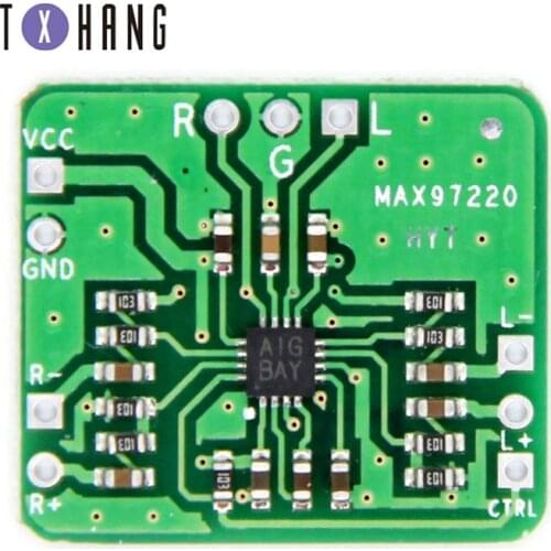 MAX97220 Power Amplifier Board Differential to Balanced Single-Channel Output AMP HIFI DC 2.5-5.5V
