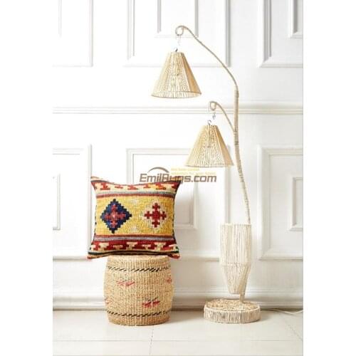 Luxury pillow case Kilim Weave Wool Aubusson Kilim Art Wool Living Room