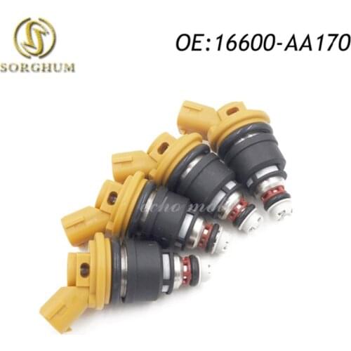 New 4pcs 550cc Side Feed Fuel Injector For Subaru Sti WRX GC8 2.5L Engine 16600-AA170 FJ942 SF-61-550CC,16600AA170