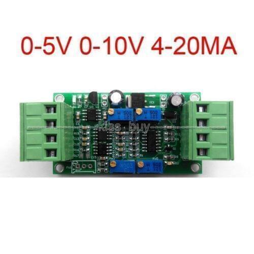 NEW 0-5V 0-10V 4-20 mA Load Cell Sensor Transmitter Signal Amplifier Current voltage transmitter 15-24V DC