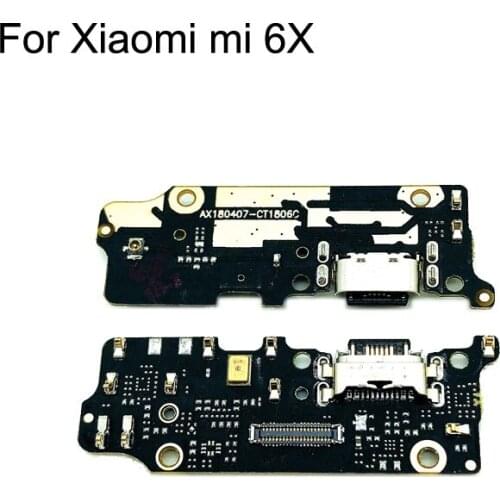 New Original USB Charging For Xiaomi mi 6X Charger Port Dock Connector Flex Cable Board For Xiaomi mi 6 X