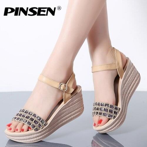 Pinsen Womens High-heeled Shoes