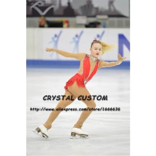 Professional Custom Figure Skating Dresses Adult Graceful New Brand Ice Skating Dresses For Competition DR4487