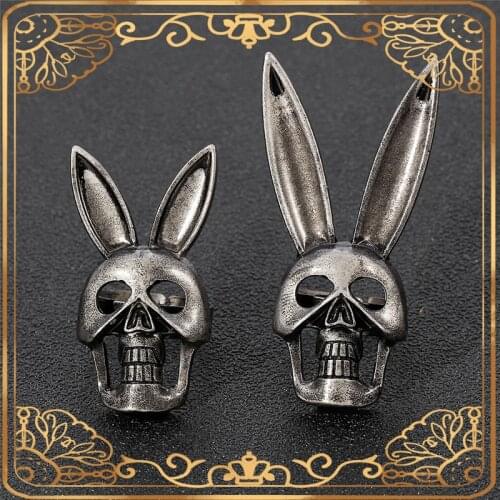 Qiamni Adjustable Hippie Chic Vintage Custom Custom Animal Rabbit Knuckles Rings for Women Charm Girls Present Fashion Jewelry