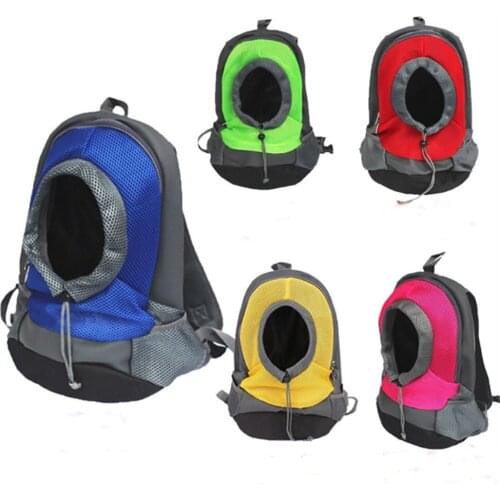 Outdoor Pet Dog Backpack Carrier Puppy Pouch Cat Front Backpack Head Dog Car Seat Dog Carrier Dog Carrier Bags for Small Dogs