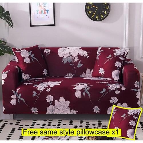 Floral Printed Sofa Cover Elastic Couch Covers for Sofas Sectional Settee Couches Living Room Home Decoration 1/2/3/4-Seater