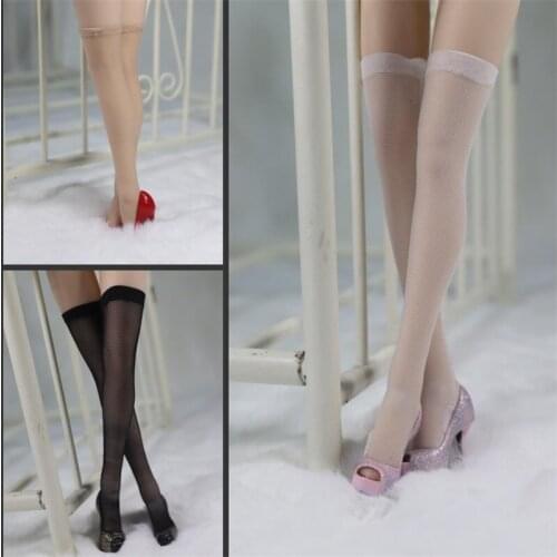 Feeltoys 1/6th Sexy FT022 Tube Stockings Female Leg Socks For Usual 12inch Doll Action Collectable