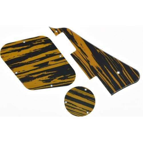 Tawny Stripe LP Pickguard & Back Plate Switch Cavity Covers for LP