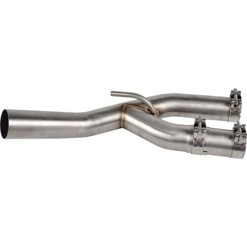 Motorcycle Stainless Steel Mid Pipe Decat Tubo Eliminator Race Exhaust For BMW S1000RR S 1000 RR 2015 2016