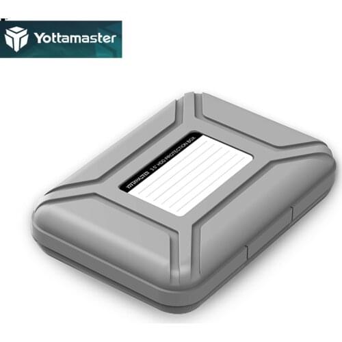Yottamaster 3.5 inch Hard Drive Protective Case Anti-Static Dustproof Shockproof -Gray [B4]