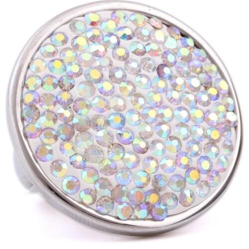 Fashion Stainless Steel Austrian Crystal Ring Womens Jewelry Engagement Wedding Rings