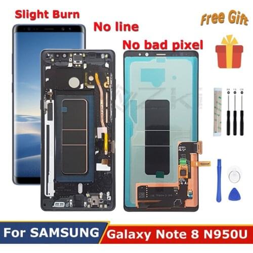 6.3" Super Amoled N8 For Samsung Galaxy Note 8 Display N950F LCD Touch Screen Replacement Digitizer Assembly N950U N950 SM-N950A