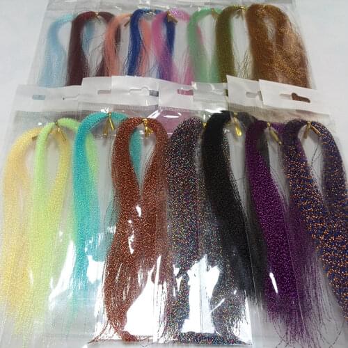 2019 new different colors mixed diffrent colors DIY fly fishline 16 bags/lot