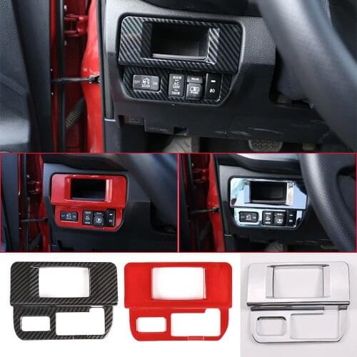ABS Inner Fog Light Headlight Switch Button Panel Cover Trim Fit For Toyota Tacoma 2016-2020 Interior Decoration Accessories