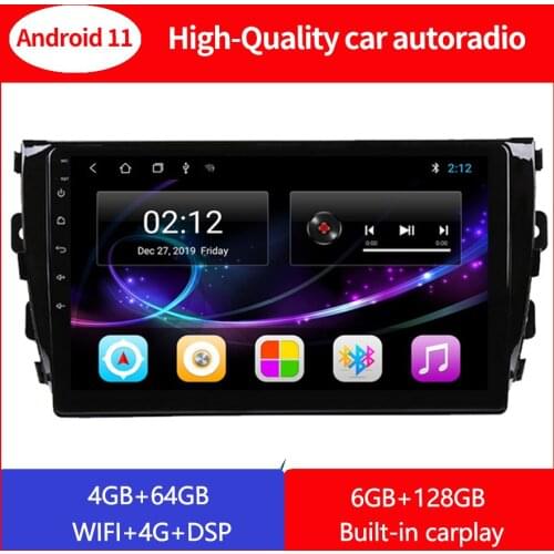 For Zotye T600 2014-2018 Android 11 Car Radio Multimedia Video Player Navigation GPS 6GB Ram 128GB Rom Autoradio Stereo HU