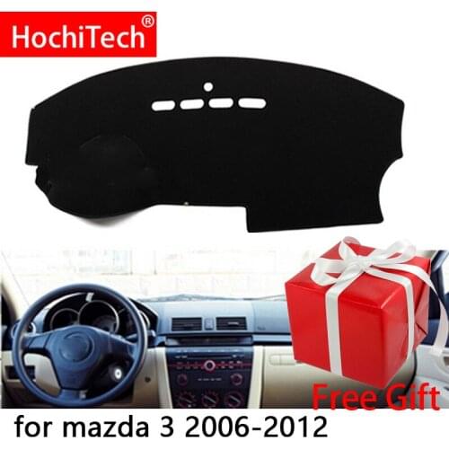 For mazda 3 mazda3 M3 2006-2012 Right and Left Hand Drive Car Dashboard Covers Mat Shade Cushion Pad Carpets Accessories