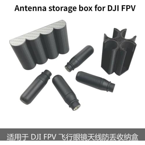 DJI FPV Through Flight Glasses Antenna Anti-lost Storage Box Card Holder Protector for DJI FPV Accessories