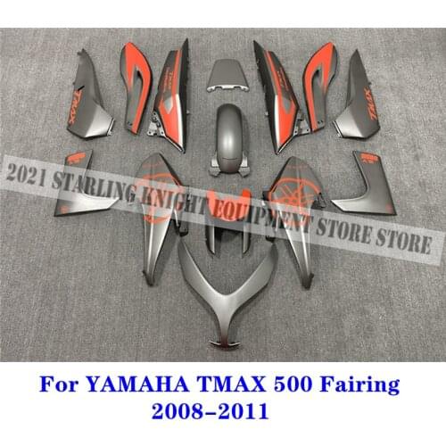 For Yamaha T-MAX 500 08-11 ABS full car fairing kit, motorcycle TMAX500 TMAX 500 2008 2009 2010 2011 matte gray body fairing