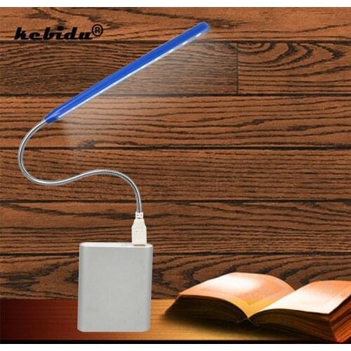 Kebidu Fashion Mini Flexible 10 LEDs USB Light Computer reading Lamp for Notebook Laptop Computer Desktop PC Keyboard Wholesale