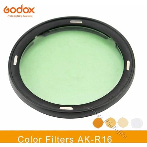 Godox AK-R16 Round Color Filters for Godox H200R Round Flash Head, Compatible for Godox AD200,AD200 pro,V1-S V1-N V1-C