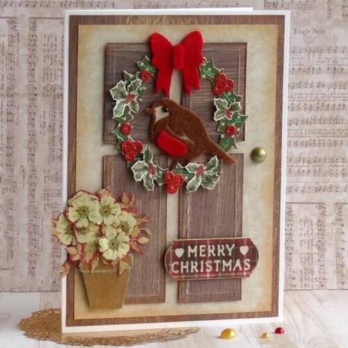 Panalisacraft christmas bird metal cutting dies 2020 noel kerst navidad natal scrapbooking Album Paper Card Craft Embossing