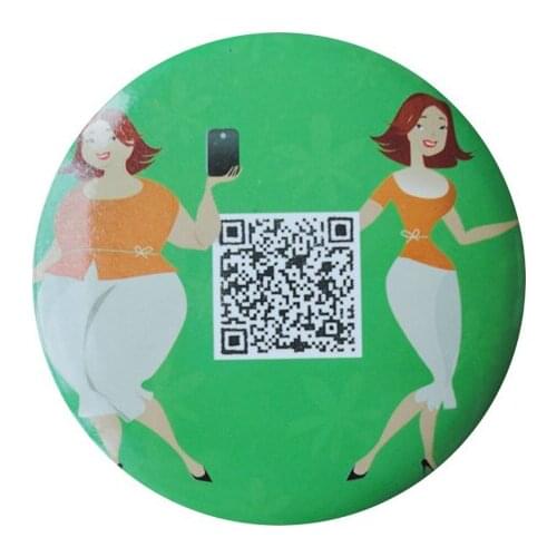 Wholesale Cheap Security Lenticular Button Pin Round Badges K200331