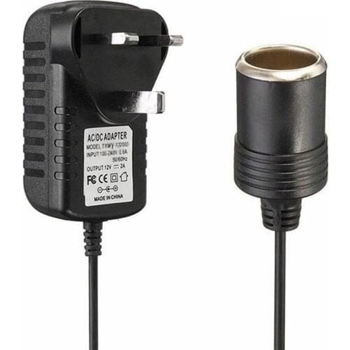 220V to 12V Portable Car Cigarette Lighter Socket Adapter Converter Parts for EU/UK/US electric equipment