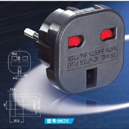 UK TO EU EUROPE EUROPEAN UNiVERSAL TRAVEL CHARGER ADAPTER PLUG CONVERTER 2 PiN Wall Plug Socket
