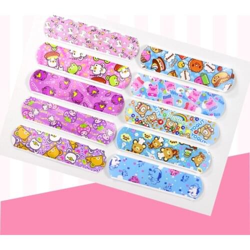 120pcs Waterproof First Aid Breathable Medical Adhesive Bandage Surgical Tape Wound Dressing Band Aid Sticking Plaster for Kids