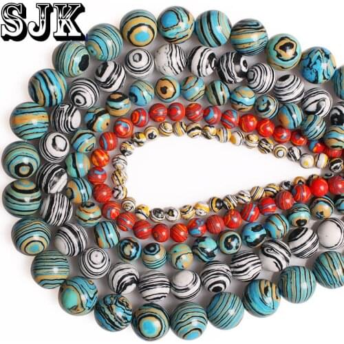 High Quality Malachite Stone Round Loose Stone Beads 4 6 8 10 12MM Bead For Jewelry Making DIY Womens accessoires Christmas Gift