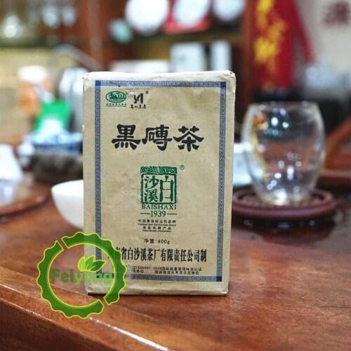 2010 Bai Sha Xi Dark Chinese Tea Black Compressed 400g Ancient Tree Health Anhua Dark Chinese Tea