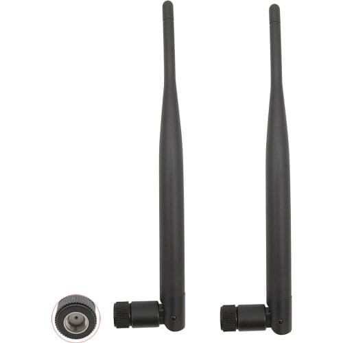 ALLISHOP 2Pcs External 5DBi 868 MHz Antenna RP-SMA Male(inner hole),Wireless 868 Mhz Router Antenna Radio Receivers Antenna