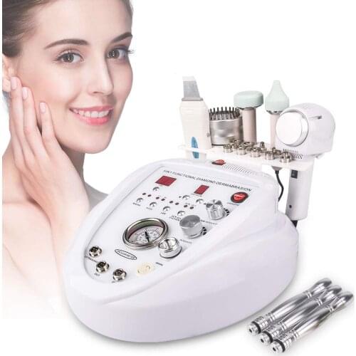 5 in 1 Diamond Microdermabrasion Machine Facial Dermabrasion Skin Care Multifunctional Anti Aging Wrinkle Beauty Device