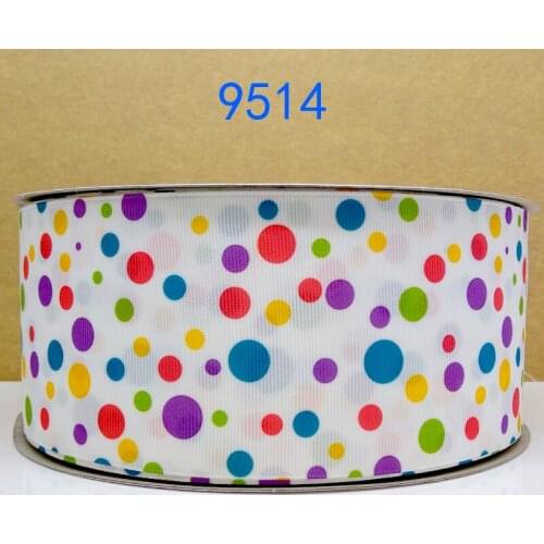 Free shipping 50 yard per size character printed grosgrain ribbon 9514