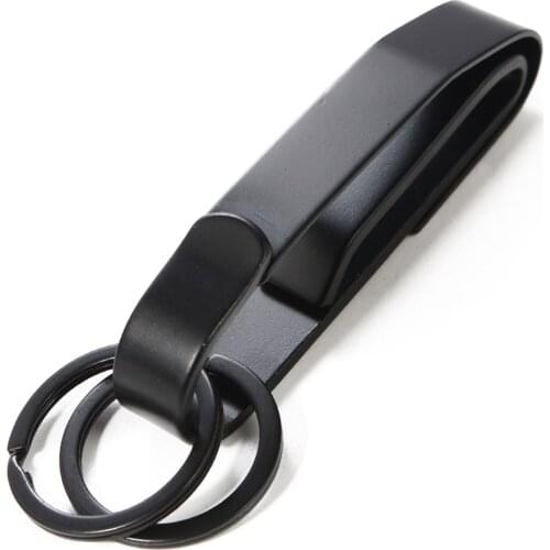 Stainless Steel Key Chain EDC Outdoor Hanging Buckles Clasp Carabiner Waist Belt Camping Portable Outdoor Elements