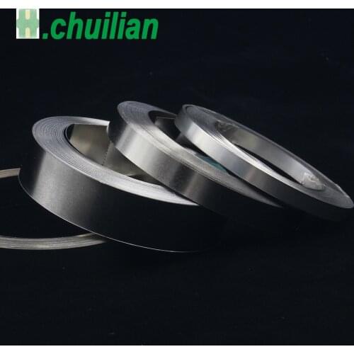 Chuilian Thickness 0.2mm X 10Meter 99.96% N6 Pure Nickel Plate Strap Strip Sheets for 18650 Battery Spot Welding Machin