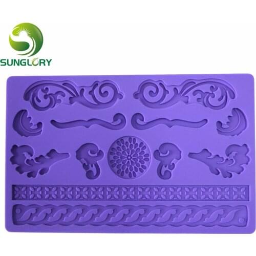 Flower Leaf Gum Paste 3D Silicone Cake Mold DIY Baking Cookie Decoration Soap Moldes De Silicona Fondant Cake Decorating Tools